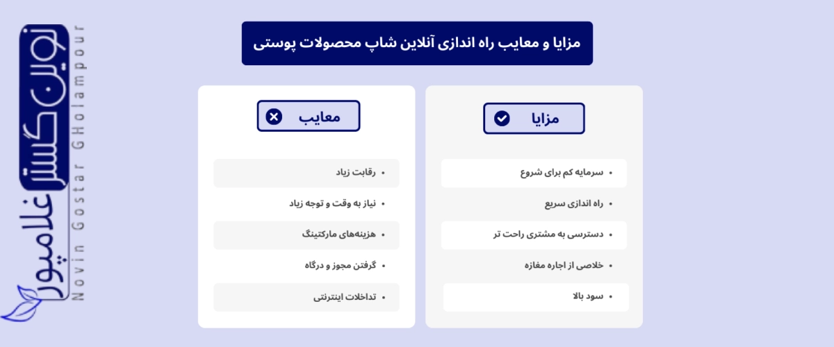 مزایا و معایب راه اندازی آنلاین شاپ لوازم آرایشی و بهداشتی که لیست شده‌اند.